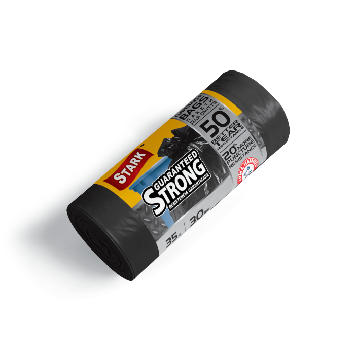 Пакети для сміття 35х30 STARK міцні чорні