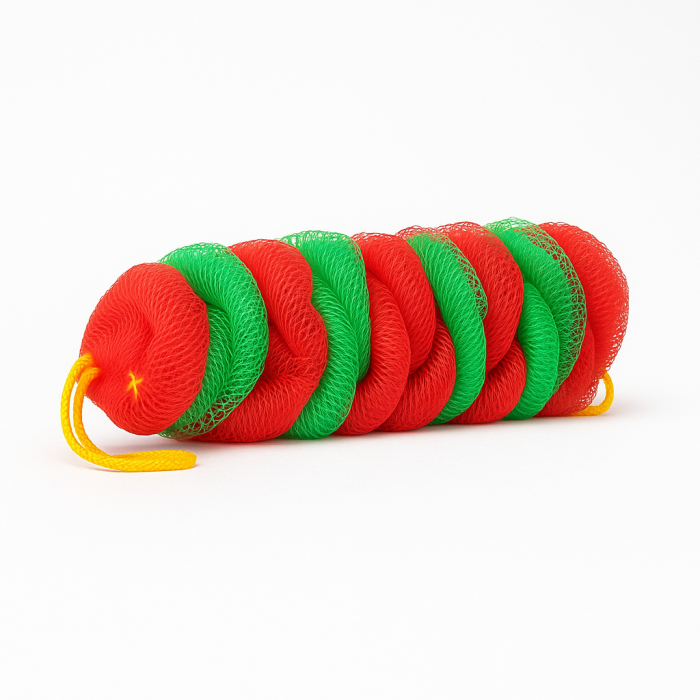 Губка лазнева сітка "КОСИЧКА" 52гр