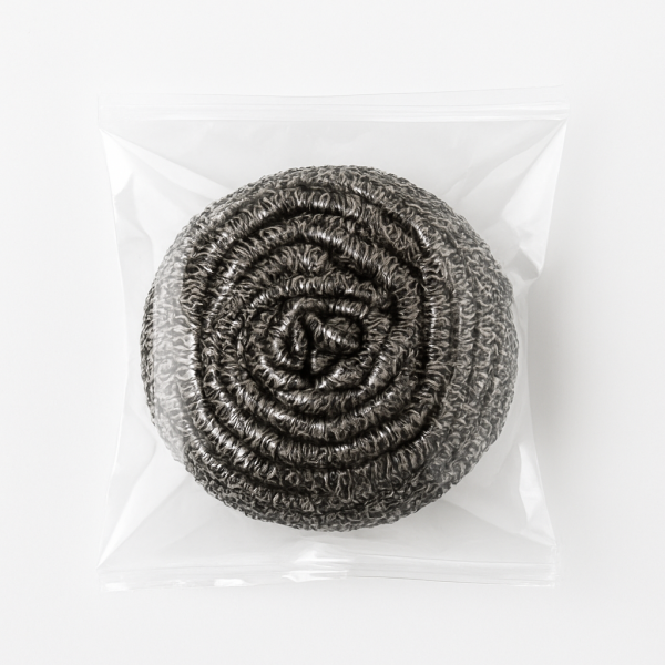 Шкребок для миття посуду НЕРЖ 1 шт 18гр.